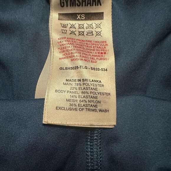 Gymshark athletic shorts xs blue lined - Picture 5 of 10